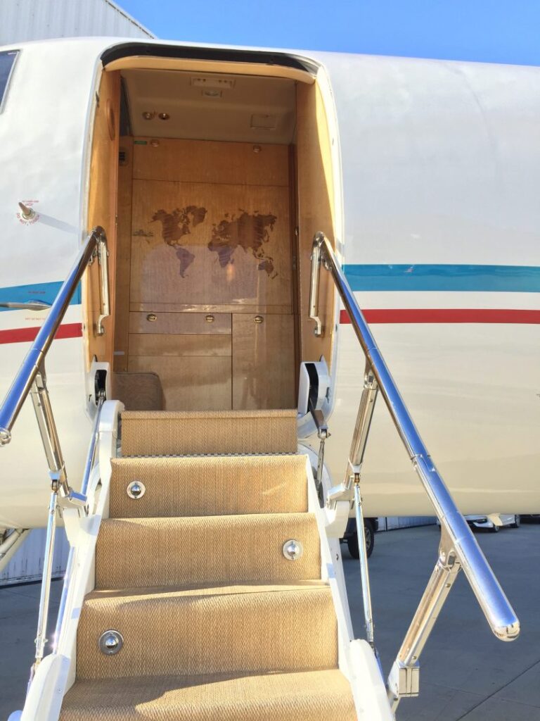 Private Jet Stairs